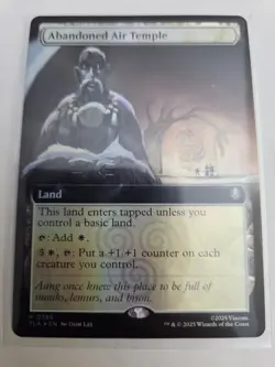 mtg, Abandoned Air Temple (Extended Art) Avatar: The Last Airbender Foil NM - Image 1