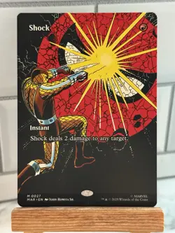 Shock (Borderless) - Non Foil - 0027 NM MTG Marvel Universe Spider-Man Magic - Image 1
