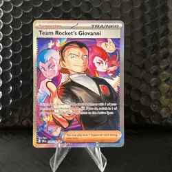 Pokemon TCG Team Rockets Giovanni Destined Rivals Card 238/182 Sir - Image 1