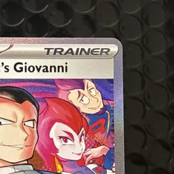 Pokemon TCG Team Rockets Giovanni Destined Rivals Card 238/182 Sir - Image 2