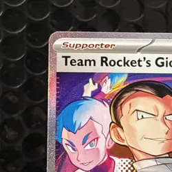 Pokemon TCG Team Rockets Giovanni Destined Rivals Card 238/182 Sir - Image 3