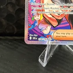 Pokemon TCG Team Rockets Giovanni Destined Rivals Card 238/182 Sir - Image 4