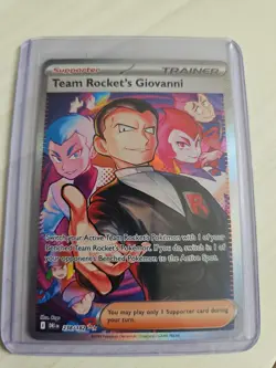 Pokemon TCG Destined Rivals Team Rockets Giovanni Card 238/182 - Image 1