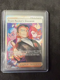 Pokemon TCG Team Rockets Giovanni Destined Rivals Card 238/182 Sir Pack Fresh NM - Image 1