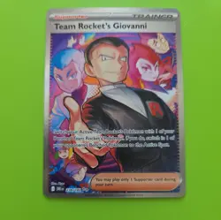 Pokemon TCG Team Rockets Giovanni Destined Rivals Card 238/182 Sir - Image 1