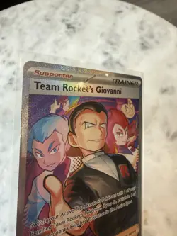 Pokemon TCG Destined Rivals Team Rockets Giovanni Card 238/182 - Image 3