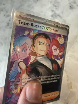 Pokemon TCG Destined Rivals Team Rockets Giovanni Card 238/182 - Image 4