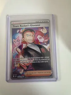 Pokemon TCG Team Rockets Giovanni Destined Rivals Card 238/182 Sir NM Condition - Image 1