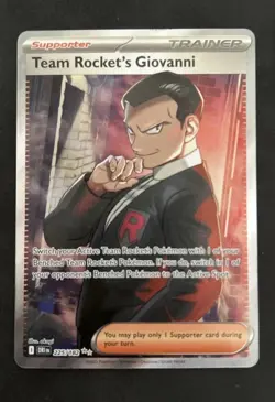 Pokemon TCG Team Rockets Giovanni Destined Rivals Card 238/182 Sir 3 Card Bundle - Image 2