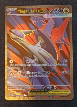 Pokemon TCG Mega Latias ex 163/132 Mega Evolution Full Art Ultra Rare Card NM - Image 1