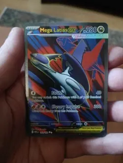 Pokemon TCG Mega Latias EX Full Art Ultra Rare Card 163/132 Mega Evolutions NM - Image 1