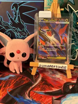 Pokemon TCG Mega Latias EX Full Art Ultra Rare Card 163/132 Mega Evolutions - Image 1