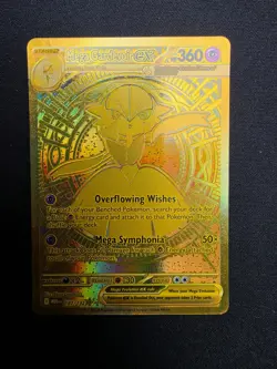 Mega Gardevoir EX 187/132 Mega Evolutions Pokemon English TCG Gold Card - Image 1