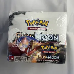 Pokemon TCG Burning Shadows Sealed Booster Box English 2017 (36 Packs) - Image 1