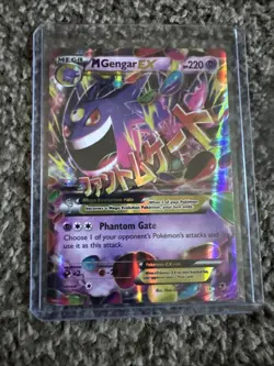 Pokemon TCG XY: Phantom Forces Mega M Gengar EX Holo Card 35/119 - Image 1