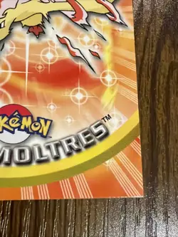 Pokemon TCG Topps Card #146 Moltres TV Animation Ed 2000 Topps Blue Logo - Image 3