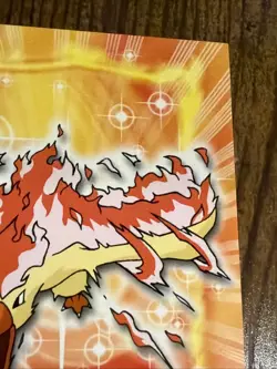 Pokemon TCG Topps Card #146 Moltres TV Animation Ed 2000 Topps Blue Logo - Image 4