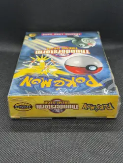 Pokemon Sealed Thunderstorm Theme Deck W/Gift Box & Accessories Vintage 1999 - Image 5