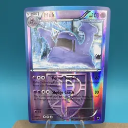 The Pokemon Company Muk 46/116 Plasma Freeze Team Plasma Reverse Holo Rare LP - Image 1