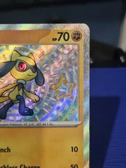 Pokemon Riolu SV: Paldean Fates 173/091 Baby Shiny Rare Holo NM/M - Image 3