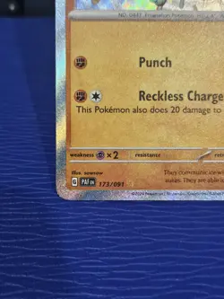 Pokemon Riolu SV: Paldean Fates 173/091 Baby Shiny Rare Holo NM/M - Image 4