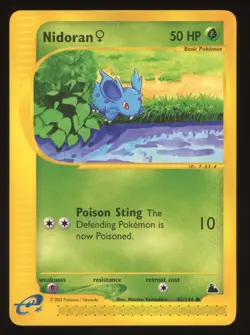 Nidoran Female Pokemon TCG Skyridge 82/144 Common Near Mint or Better - Image 1