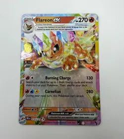 Pokemon TCG Flareon ex 014/131 Sv: Prismatic Evolutions Double Rare Holo EN - Image 1