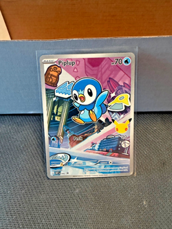 Pokemon TCG Mega Evolution 042 Piplup Black Star Promo NM / M - Image 1
