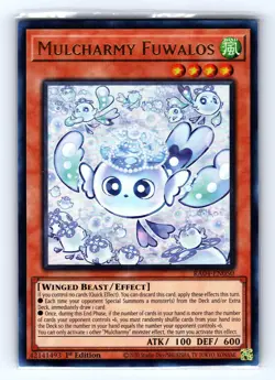 Mulcharmy Fuwalos (UR) RA04-EN050 Quarter Century Stampede Yu-Gi-Oh NM - Image 1