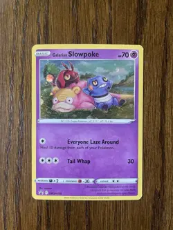 Pokemon TCG Galarian Slowpoke SWSH126 Sword & Shield Promo Card Holo LP - Image 1