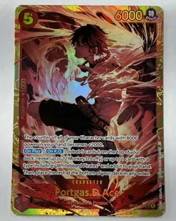 Portgas.D.Ace OP16-118 Foil The Time of Battle - Image 1