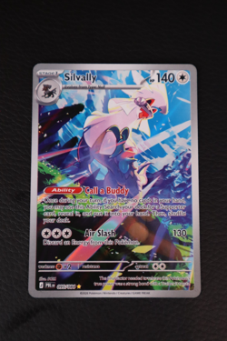 Silvally IR 095/084 Pitch Black ME05 Illustration Rare Pokemon Card NM - Image 1