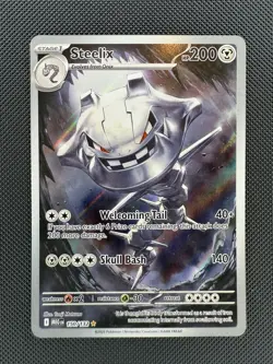 Steelix 150/132 Illustration Rare Pokemon Mega Evolution English NM - Image 1