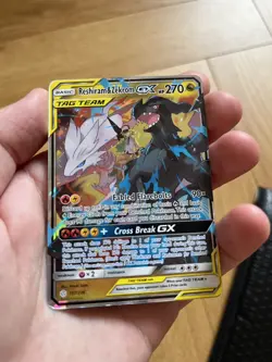 Pokemon TCG Reshiram & Zekrom GX Full Art Cosmic Eclipse Card 157/236 - UK - Image 4