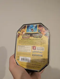 Hidden Fates Tin Charizard GX Factory Sealed Pokemon - Image 2