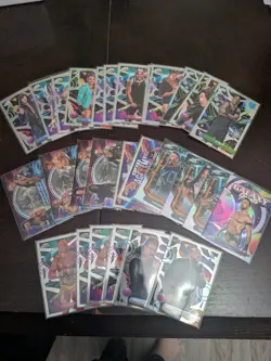 2026 Topps Chrome WWE 29 Card Lot Refractors, Inserts and Base - Image 1