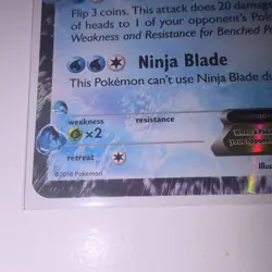 Ash-Greninja EX XY133 2016 Pokemon TCG Promo Holo Card English NM - Image 5