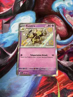Pokemon TCGbKadabra 149/091 Baby Shiny Rare Paldean Fates - Image 1
