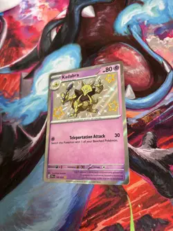 Pokemon TCGbKadabra 149/091 Baby Shiny Rare Paldean Fates - Image 2