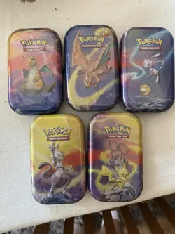 Pokemon Kanto Power Mini Tin Sealed Complete Set (2025) New & Sealed Mewtwo Mew - Image 1