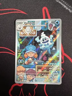 Pokemon TCG Vanillish Card 190/182 Paradox Rift IR, Snowflake Stamped - Image 1