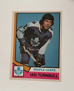 1974-75 O-Pee-Chee #289 Ian Turnbull ROOKIE - Toronto Maple Leafs - NHL Card - Image 1