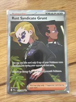 Rust Syndicate Grunt - 112/084 - Ultra Rare ME05: Pitch Black Pokemon Tcg - Image 1