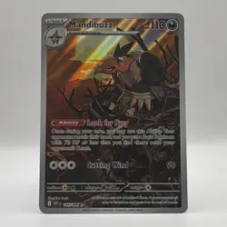 Pokemon TCG Mandibuzz SV: White Flare 145/086 Illustration Rare Holo EN 2025 - Image 1