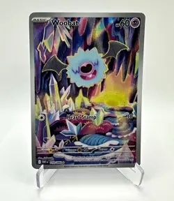 Pokemon TCG Woobat 119/086 Sv: White Flare Illustration Rare Holo EN 2025 - Image 1