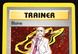 Blaine Holo Trainer Card: 17/132 - Gym Challenge - Pokemon TCG LP/MP - Image 2