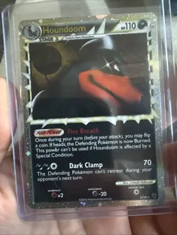 Pokemon Houndoom (Prime) 82/90 Undaunted Holo Card LP - Image 2
