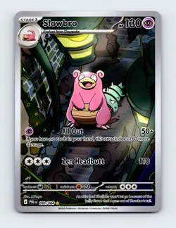 NM Slowbro 090/084 Pitch Black Illustration Rare Pokemon Card - Image 1