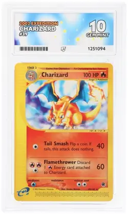 Charizard Non Holo - Expedition - Pokemon Card - ACE 10 - Image 1