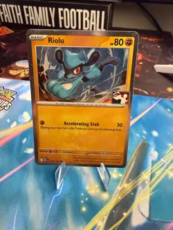 RIOLU (COSMOS HOLO) 076/132 PRIZE PACK SERIES CARDS Common Pokemon - Image 1